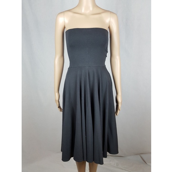 J. Crew Jersey Knit Strapless Dress Gray XS - Picture 1 of 4